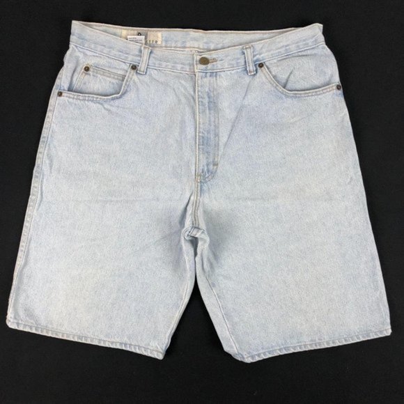 Rigolletto Mens Denim Shorts Blue pockets  Jeans - Picture 1 of 7